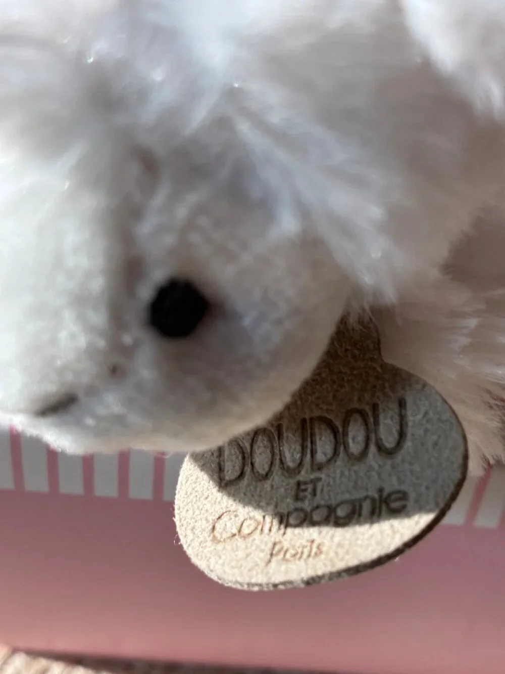 Dou Dou Et Compagnie Paris Girls Lamb Rattle Booties  0-3 Months  New Open Box